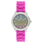 Fastrack, Women's  Watch Analog, Multicolor Dial Pink Silicone Strap , 68009PP03